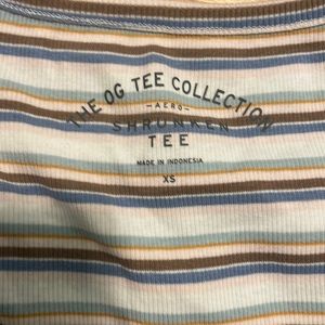 pin striped tee